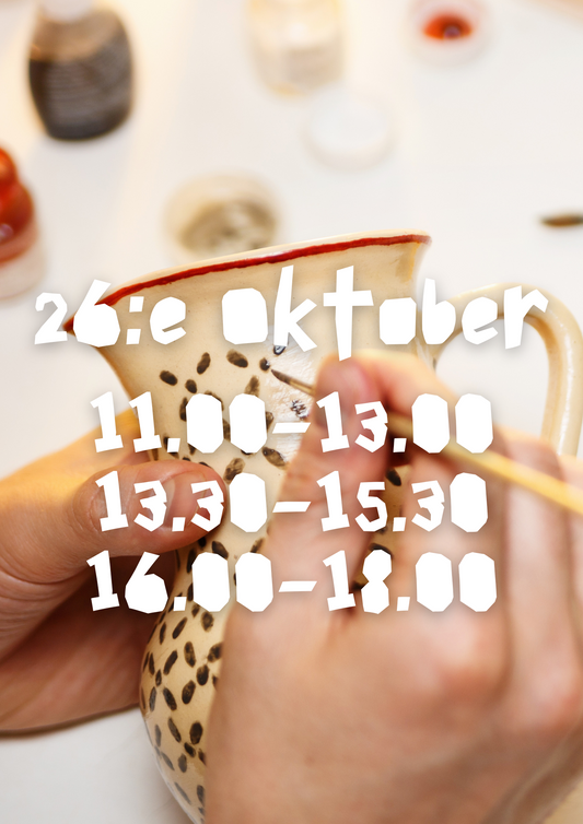 Keramikmålning 26/10