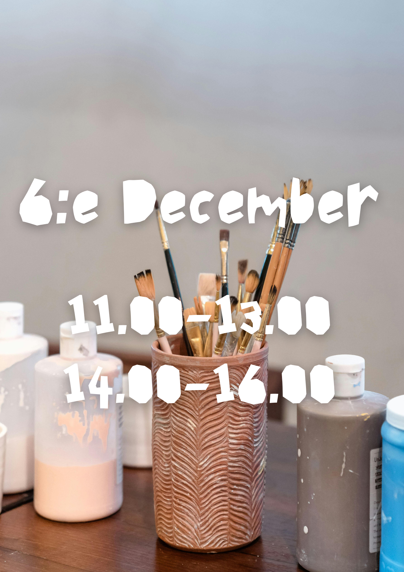 Keramikmålning 6:e December